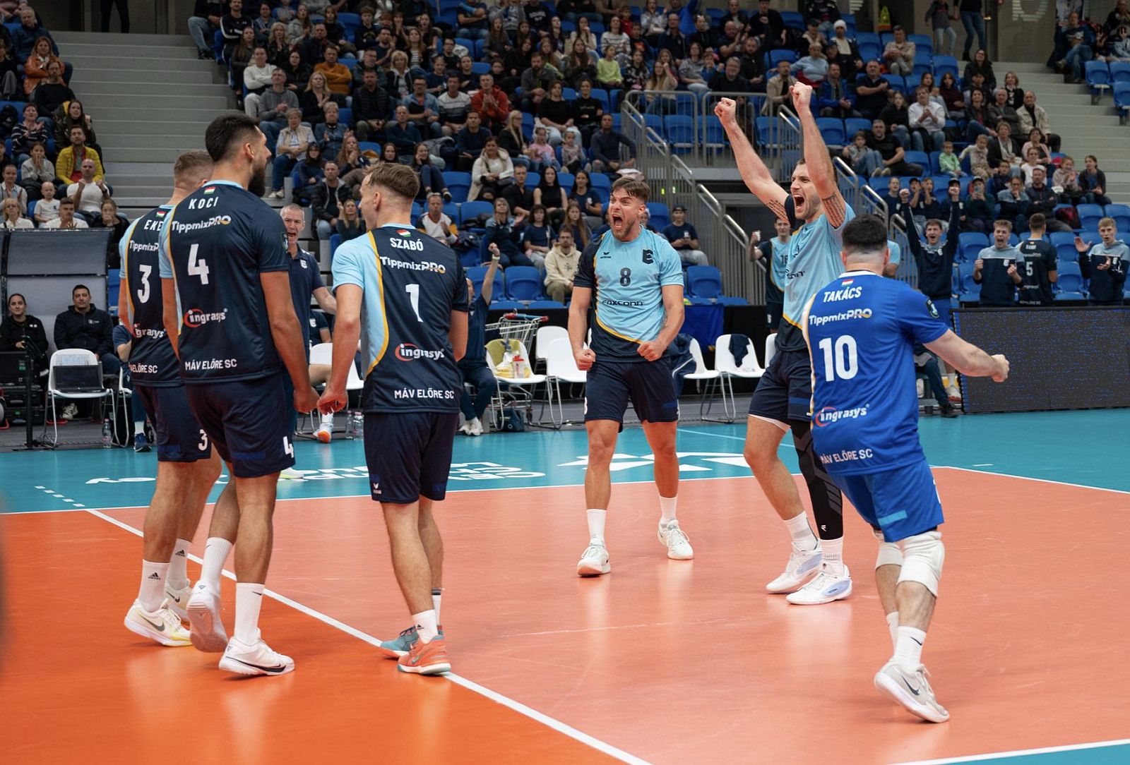 Férfi röplabda BL-selejtező - bíztató játék, de hazai vereség a MET Arénában